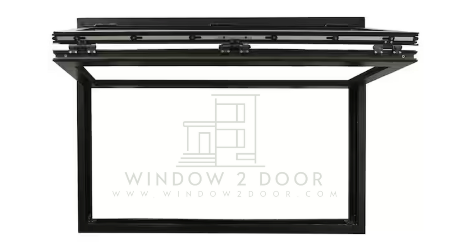 Aluminum Fold Up Window 60"Wx43"H