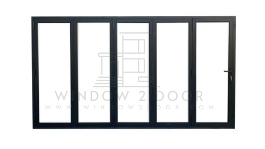 Aluminum Bifold Doors 168"W x 96"H