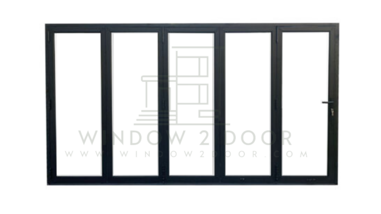 Aluminum Bifold Doors 192"W x 80"H