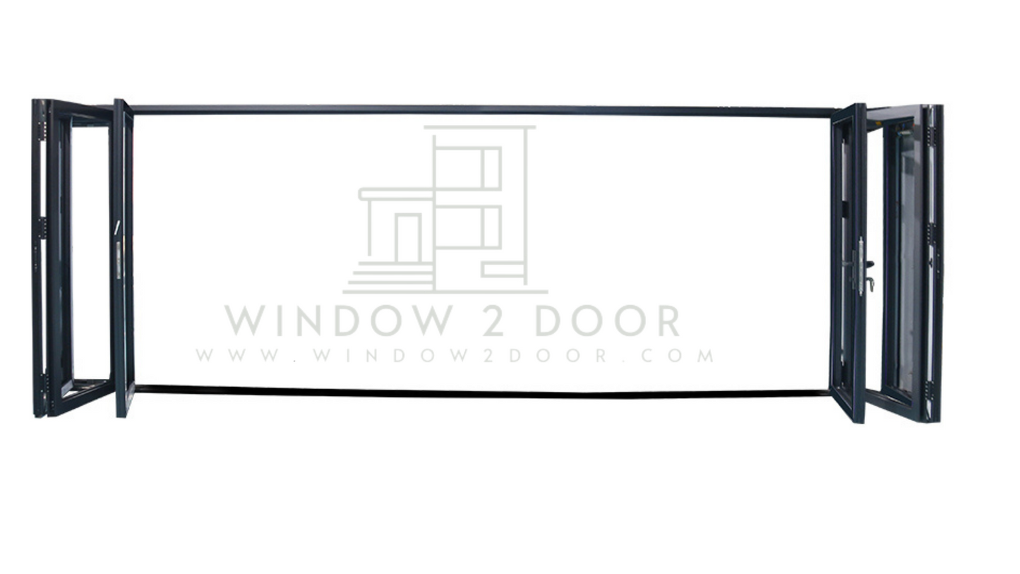 Aluminum Bifold Doors 192"W x 80"H