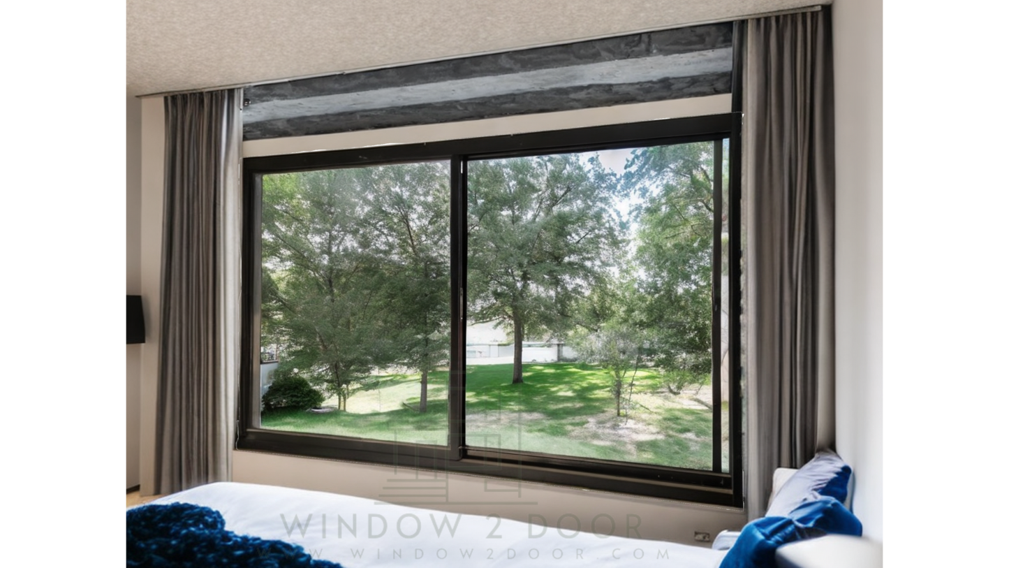 Aluminum Sliding Window 48"W x 42"H (Backorder)