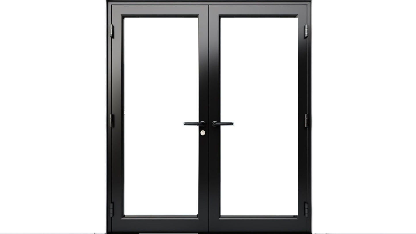 Aluminum French Doors 61.5"W x 80"H